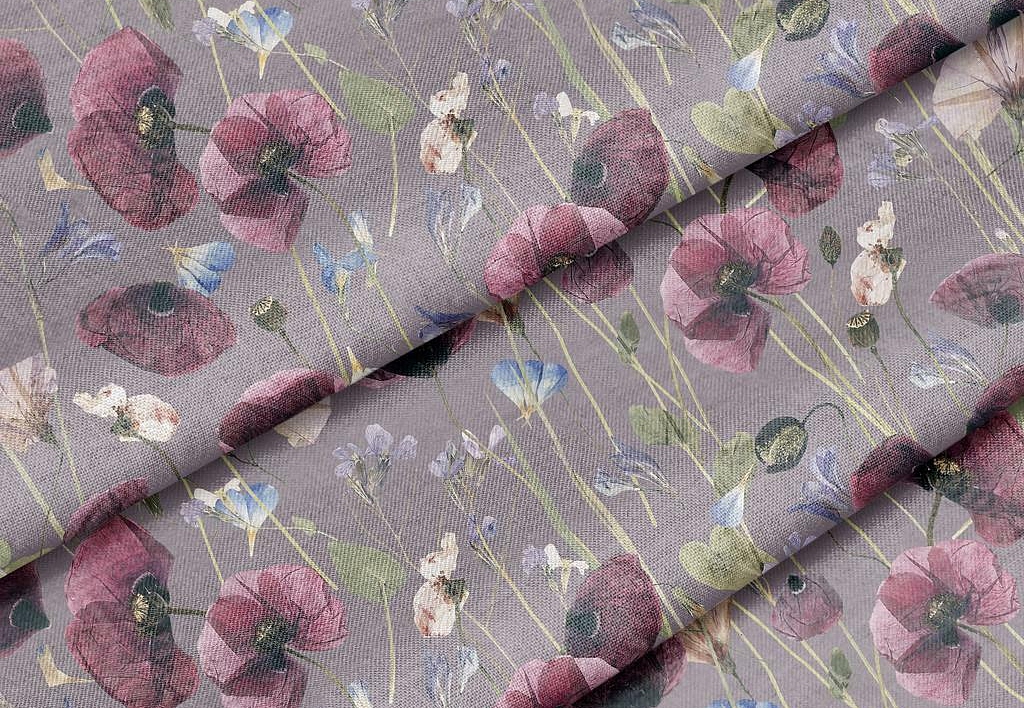 Ткань Marufabrics Florium Meadow/Violet