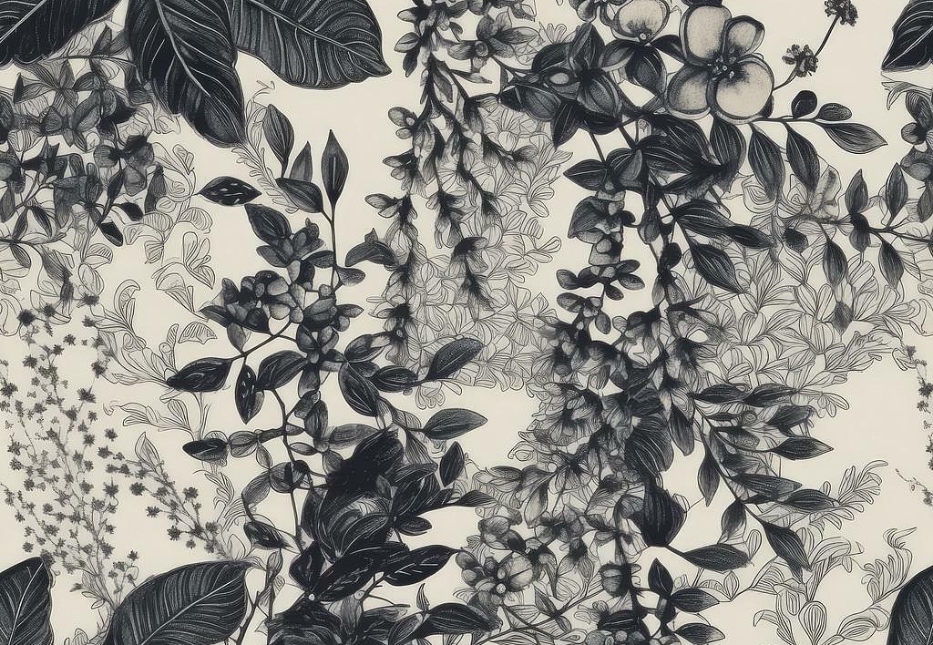 Ткань Marufabrics Florium Monochrome