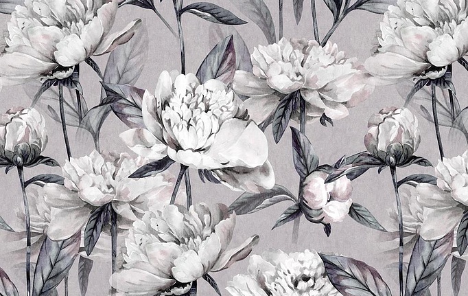 Российская ткань Marufabrics, коллекция Florium, артикул Peones/Grey