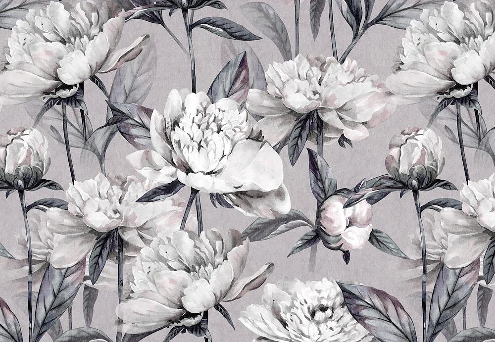 Ткань Marufabrics Florium Peones/Grey