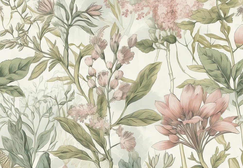 Ткань Marufabrics Florium RetroFlower/1
