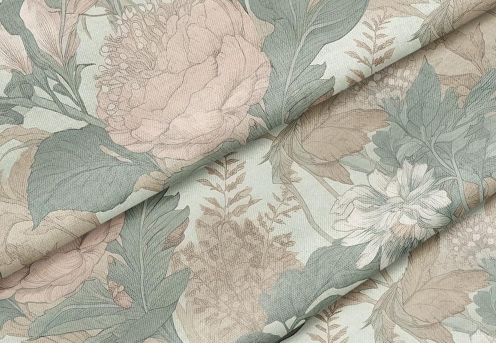 Ткань Marufabrics Florium RetroFlower/2