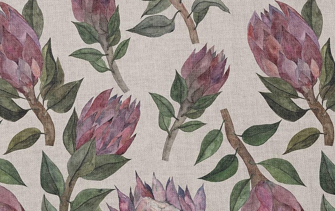 Российская ткань Marufabrics, коллекция Vivid, артикул Protea/Light