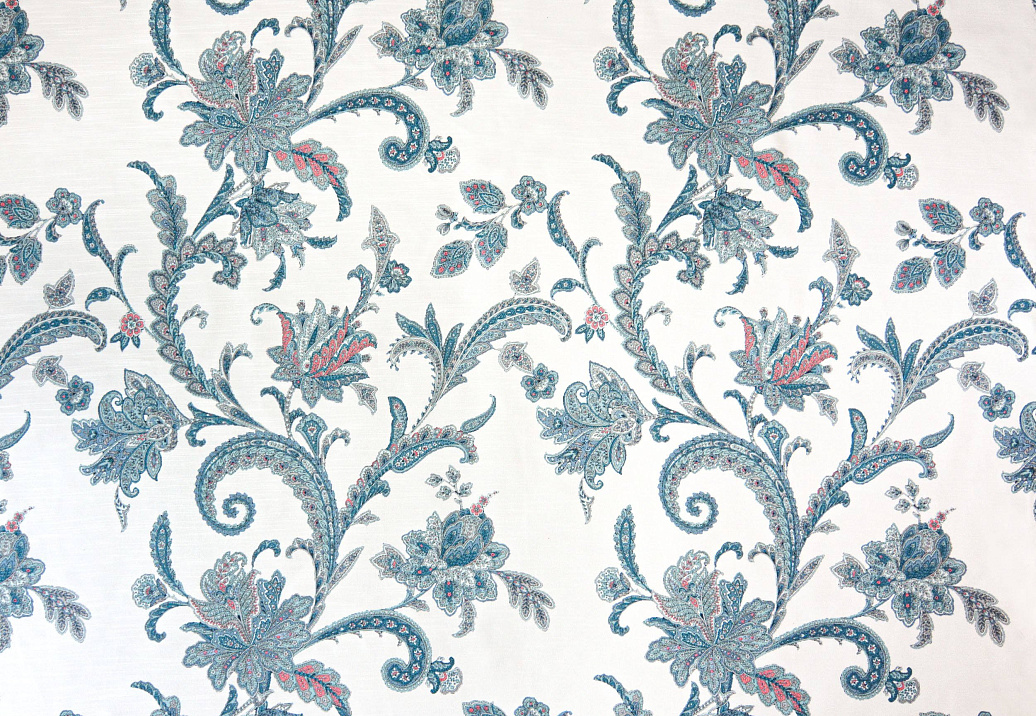 Ткань Degrape Portofino Collection Fleurs/Blue