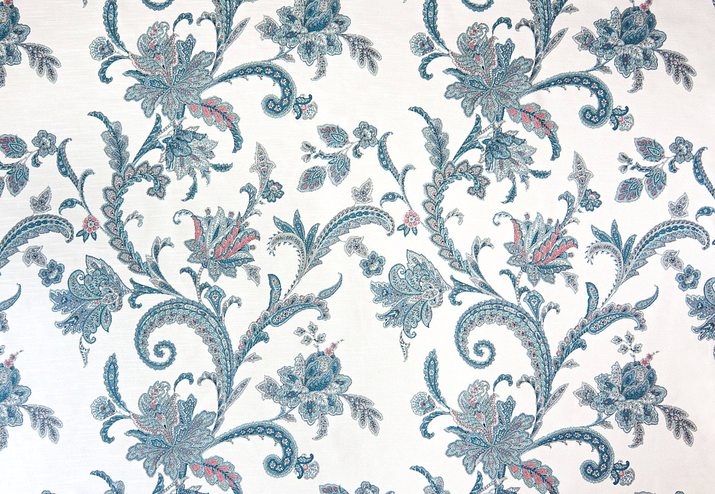 Ткань Degrape Portofino Collection Fleurs/Blue