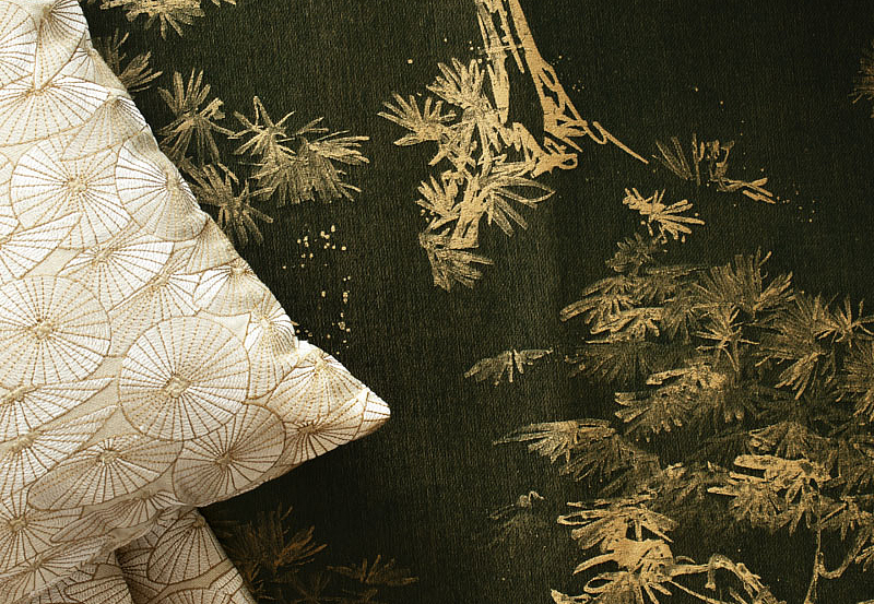 Ткань Lizzo Ancestry Ginkgo/03