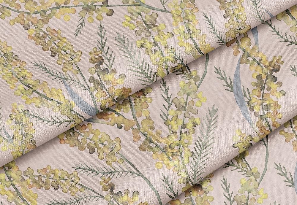 Ткань Marufabrics Florium 02002/Pink
