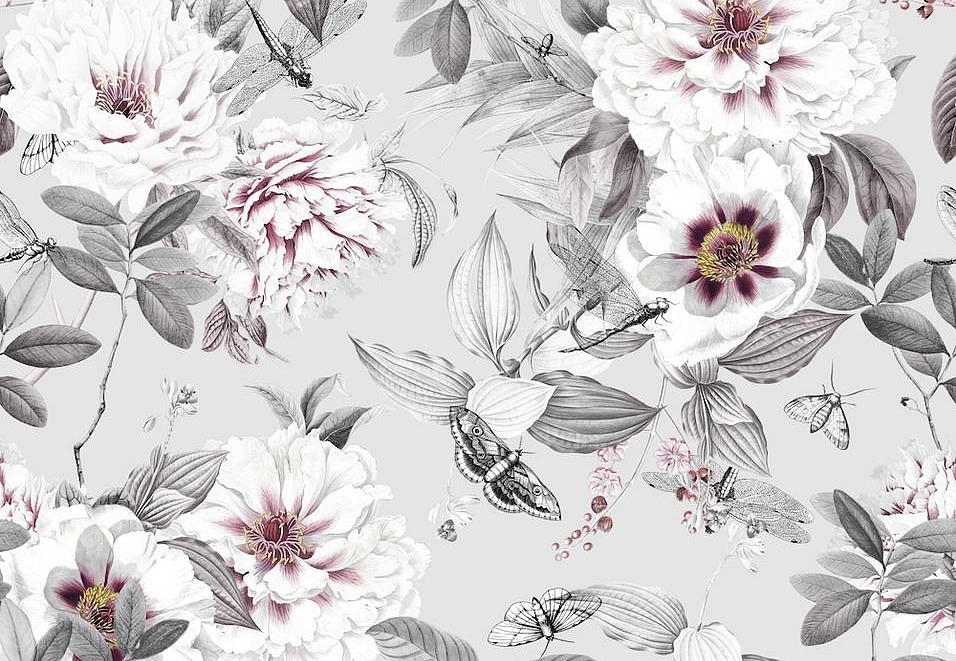 Ткань Marufabrics Florium 02005/Grey