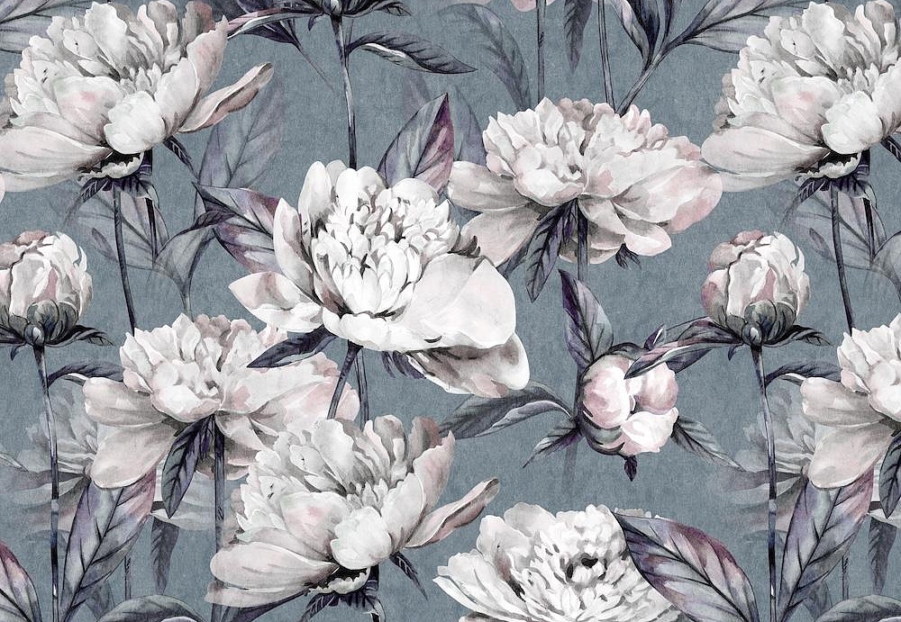 Ткань Marufabrics Florium 02010/Blue