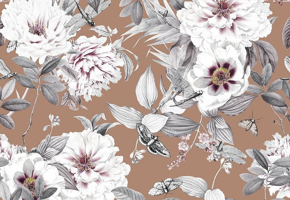 Ткань Marufabrics Florium 02011/Peach