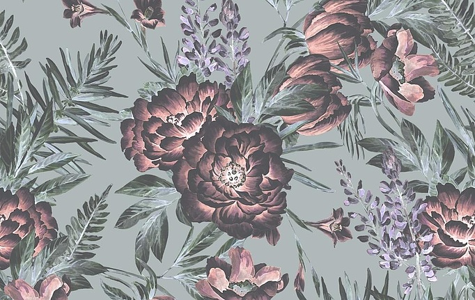 Российская ткань Marufabrics, коллекция Florium, артикул 02012/Green