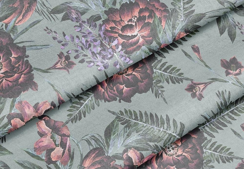 Ткань Marufabrics Florium 02012/Green