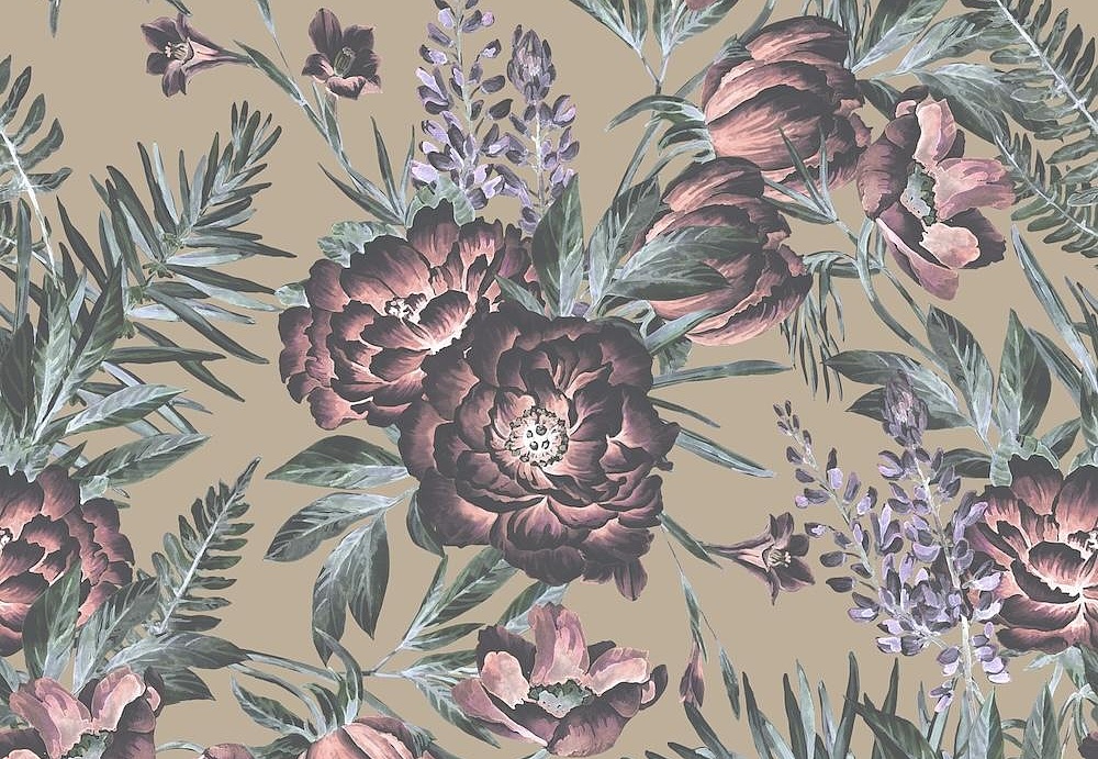 Ткань Marufabrics Florium 02014/Olive