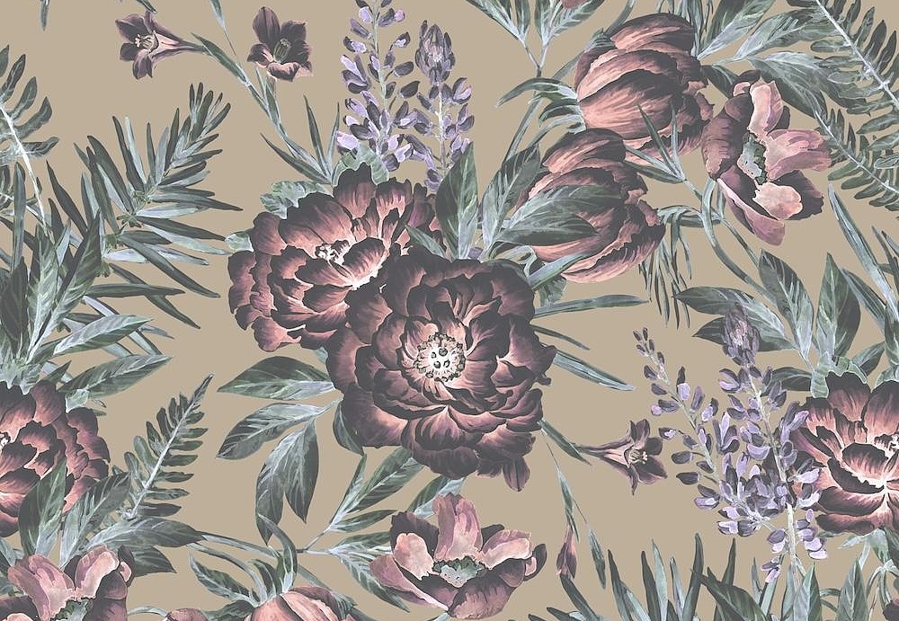 Ткань Marufabrics Florium 02014/Olive