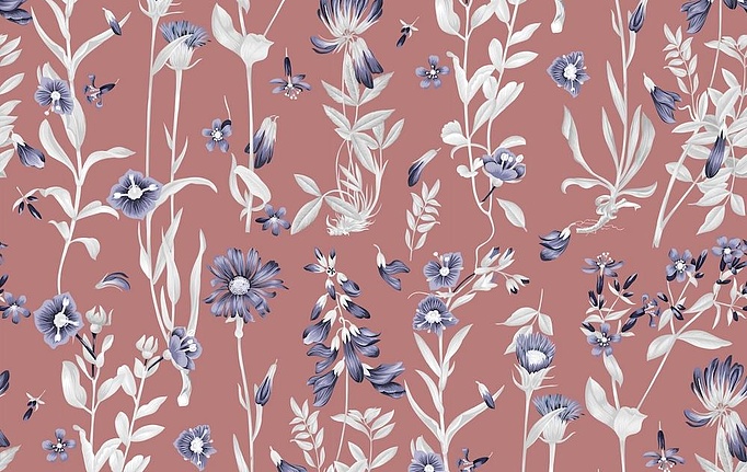 Российская ткань Marufabrics, коллекция Florium, артикул 02015/Red