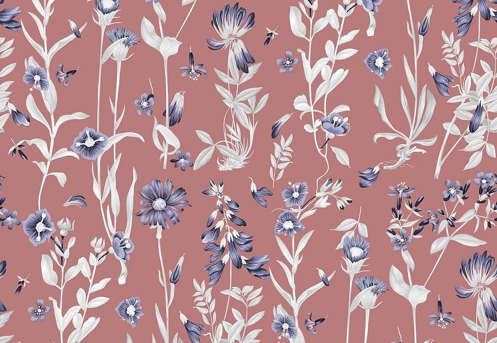 Ткань Marufabrics Florium 02015/Red