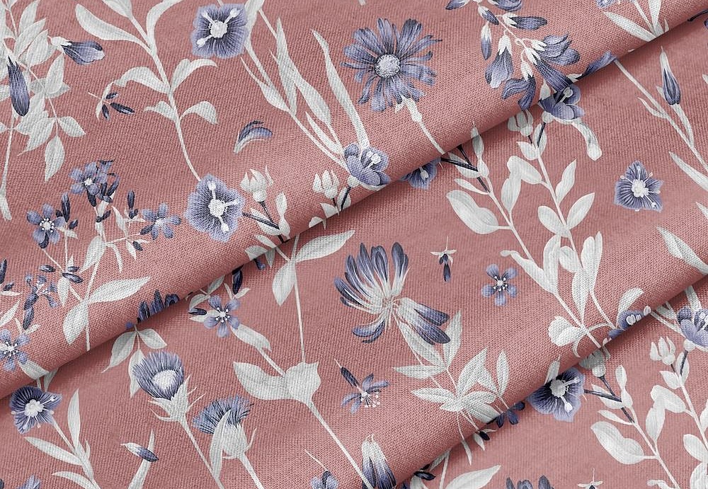 Ткань Marufabrics Florium 02015/Red