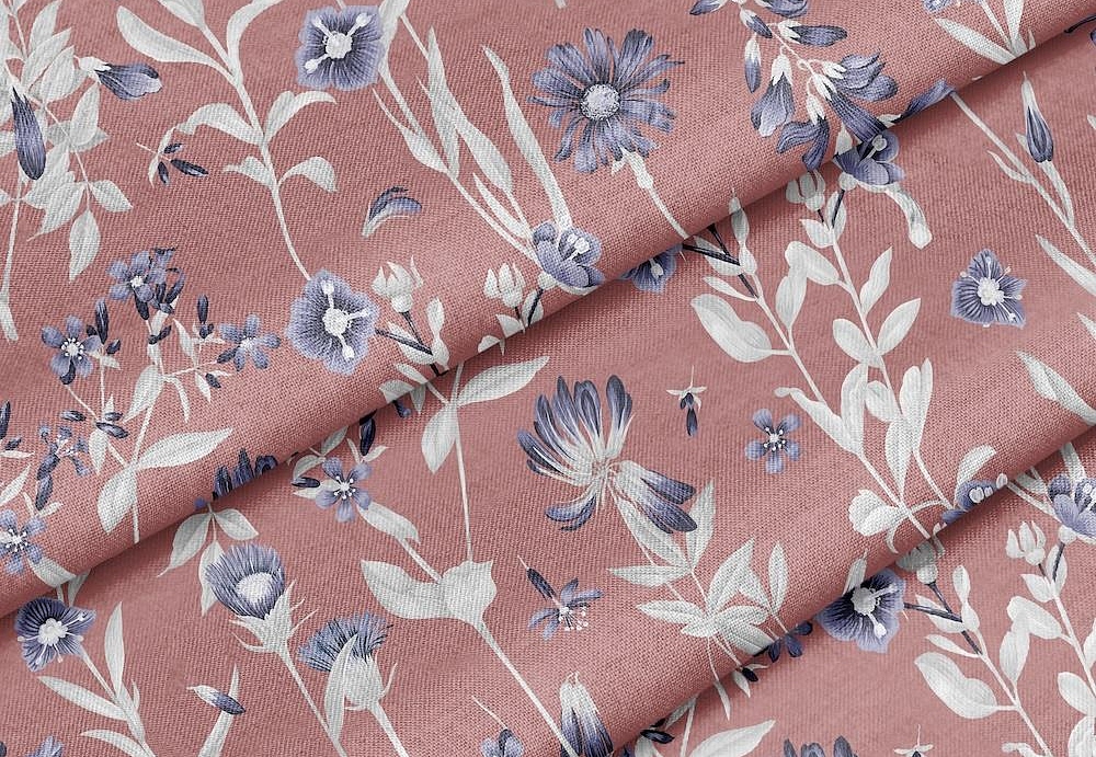 Ткань Marufabrics Florium 02015/Red