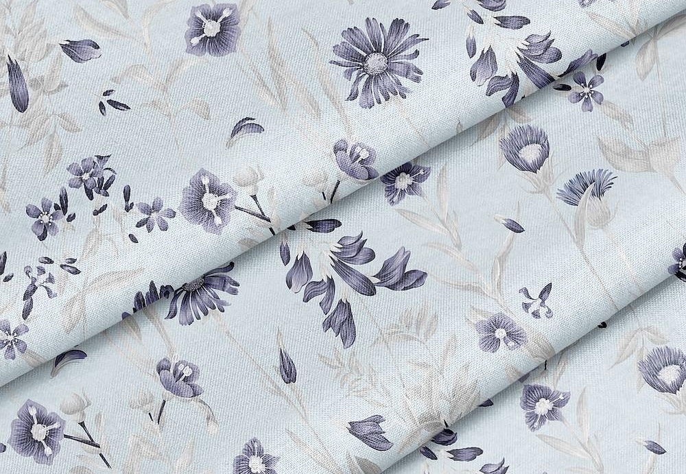 Ткань Marufabrics Florium 02016/Sky