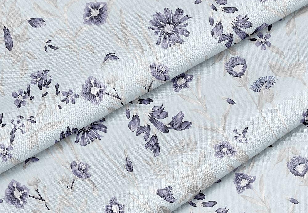 Ткань Marufabrics Florium 02016/Sky