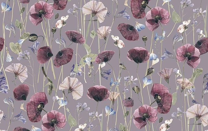 Российская ткань Marufabrics, коллекция Florium, артикул 02020/Violet