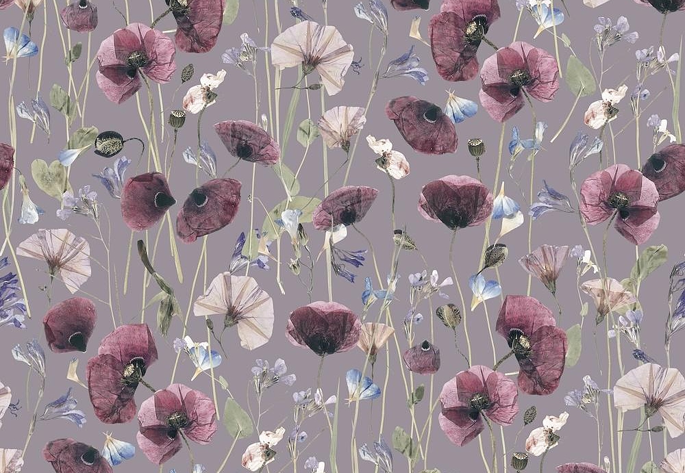 Ткань Marufabrics Florium 02020/Violet