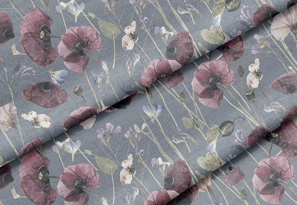 Ткань Marufabrics Florium 02021/Blue