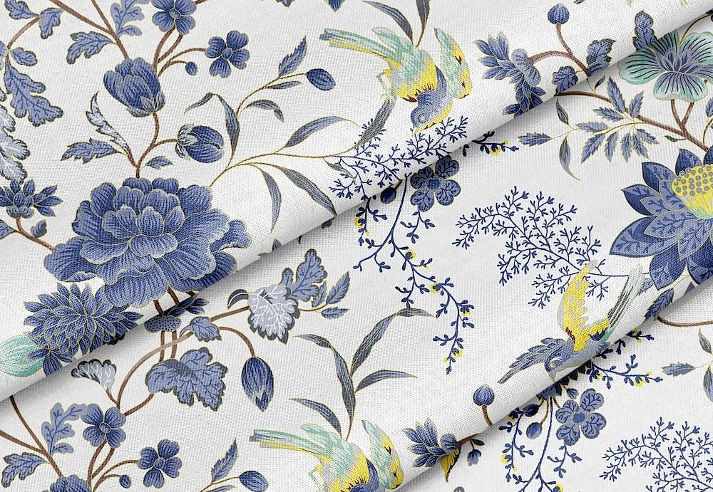 Ткань Marufabrics Florium 02031/Blue