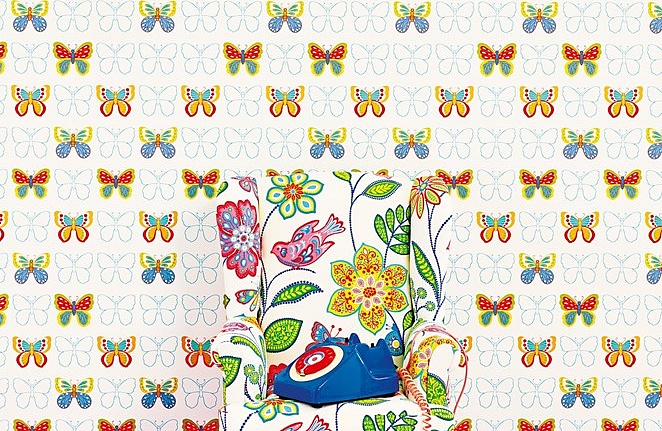 Обои Jane Churchill Get Happy J144W-04