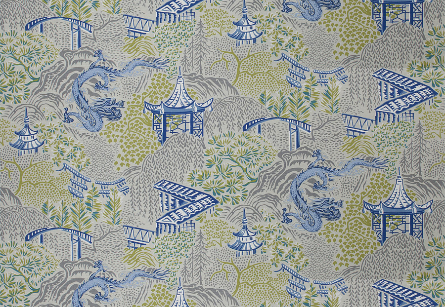 Ткань Trend Navy-Amethyst Prints & Wovens Vol.II 04225/Cobalt