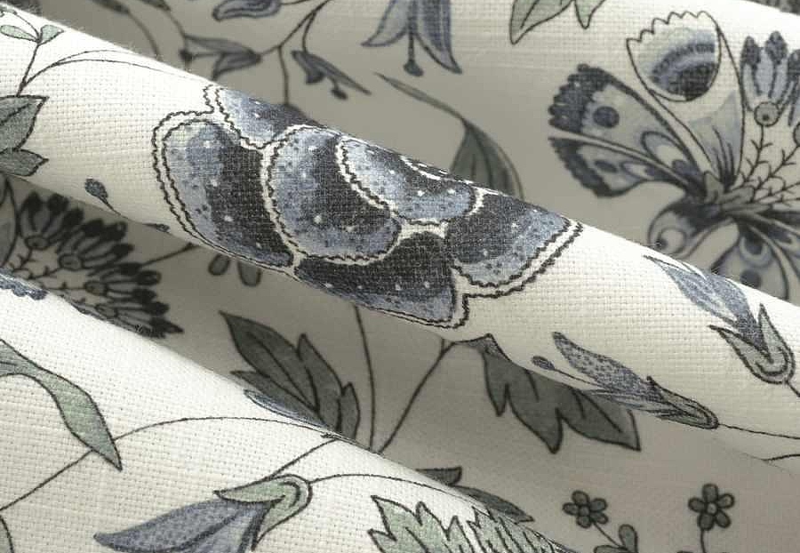 Ткань Fabricut Natural Layers Multipurpose Horizon DoxFloral/Ink