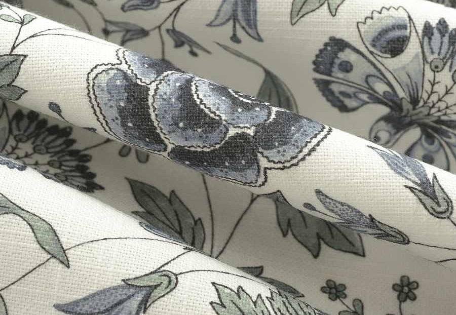 Ткань Fabricut Natural Layers Multipurpose Horizon DoxFloral/Ink