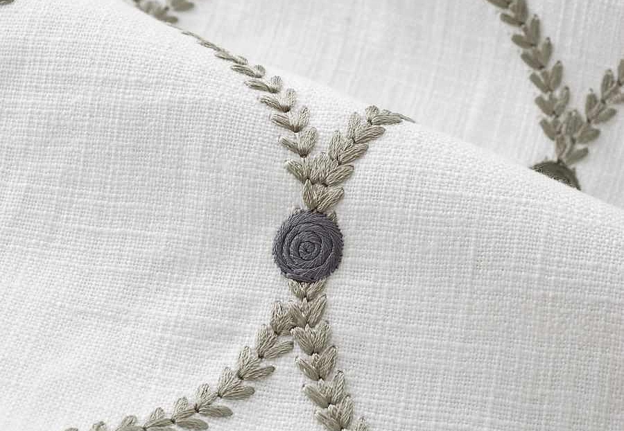 Ткань Fabricut Natural Layers Multipurpose Fog Lembert/Silver
