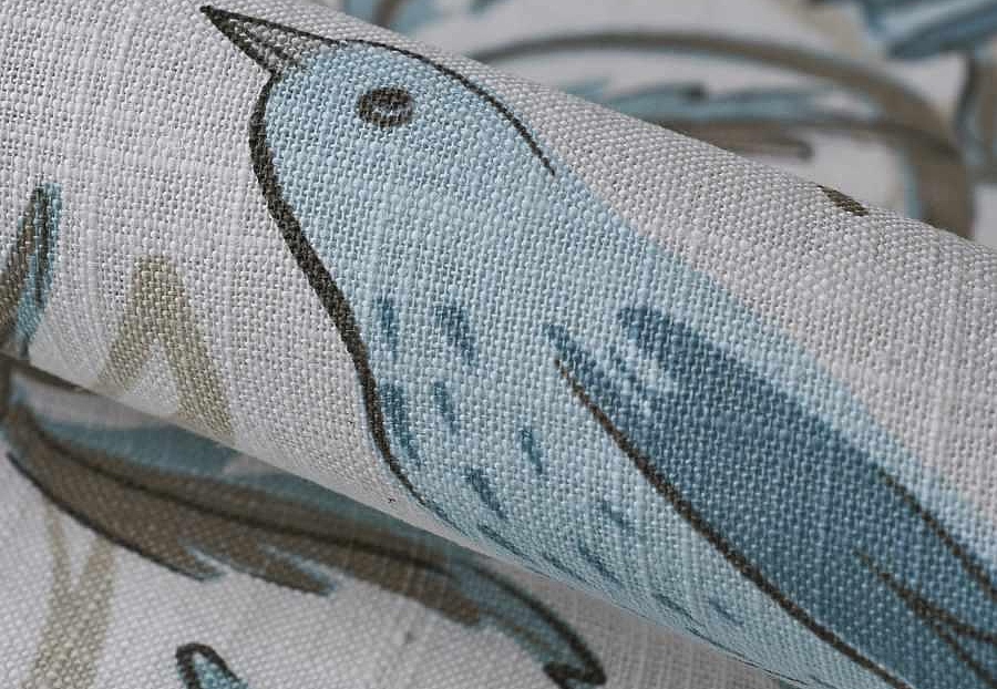 Ткань Fabricut French General Vignettes Indigo Privette/LaMer