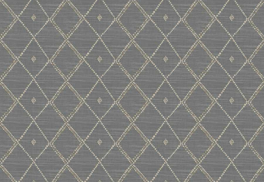 Ткань Fabricut Lemieux Material Archive Atelier Ink Brunoy/Zinc