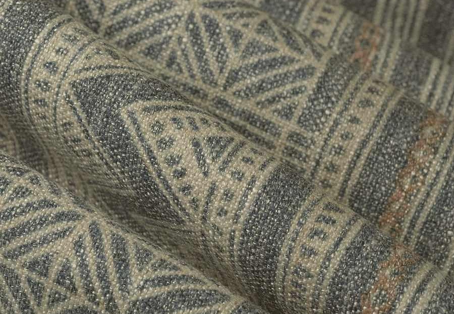 Ткань Fabricut Lemieux Material Archive Atelier Ink Bagnolet/Indigo