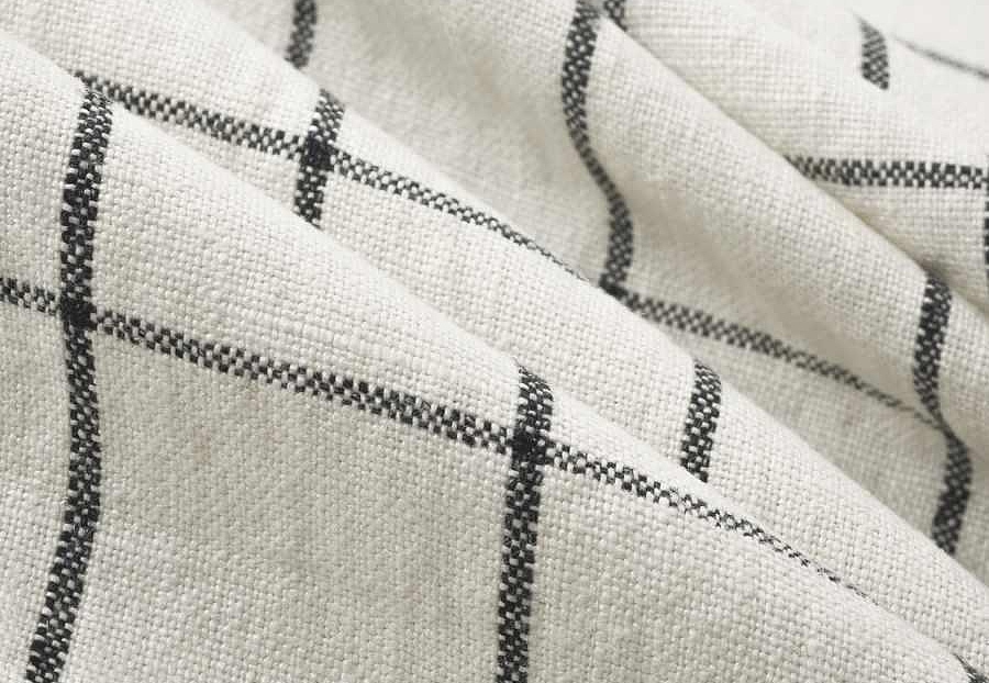 Ткань Fabricut Checks&Stripes Avalon Lane SweetGrass/Domino