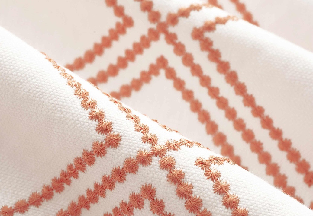 Ткань Trend Echo Citrus/Coral 05151/Coral