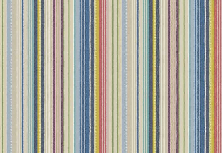 Ткань Trend Echo Citrus/Coral 05138/BlueMulti