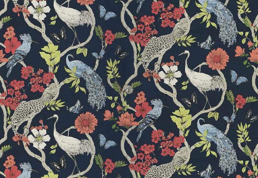 Ткань Trend Echo Indigo/Sky 05131/IndigoMulti