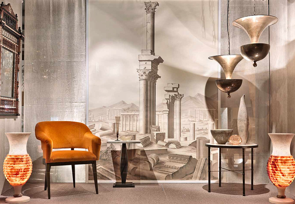 Обои De Gournay Papiers Peints Panoramiques The Ruined City of Palmyra/E-16