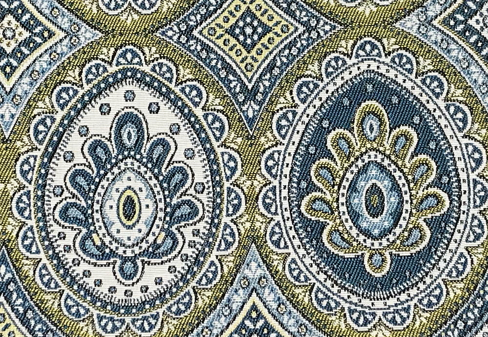 Ткань Galleria Arben Ornament Maui/898-Turquoise-Pistachio