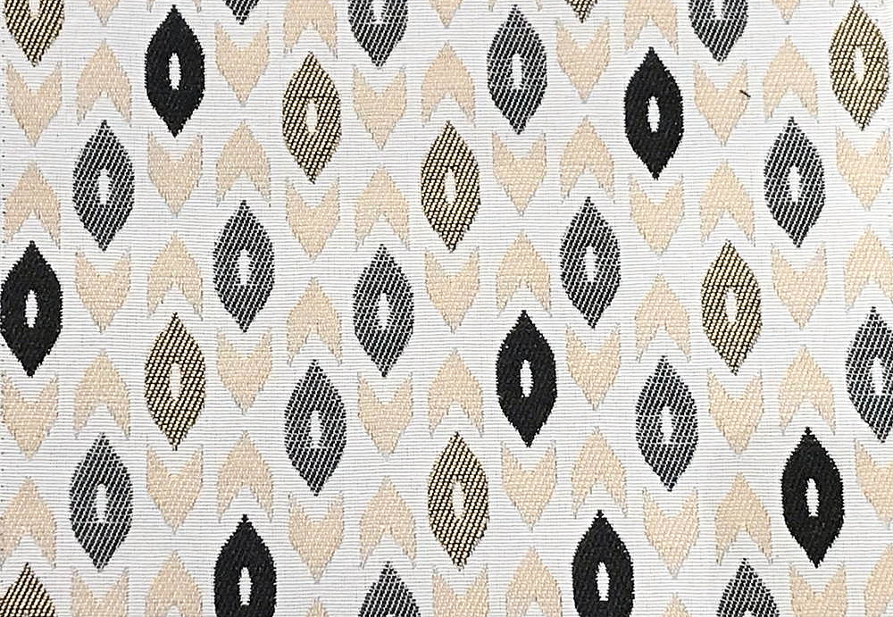 Ткань Galleria Arben Ornament Taki/323-Black-Beige