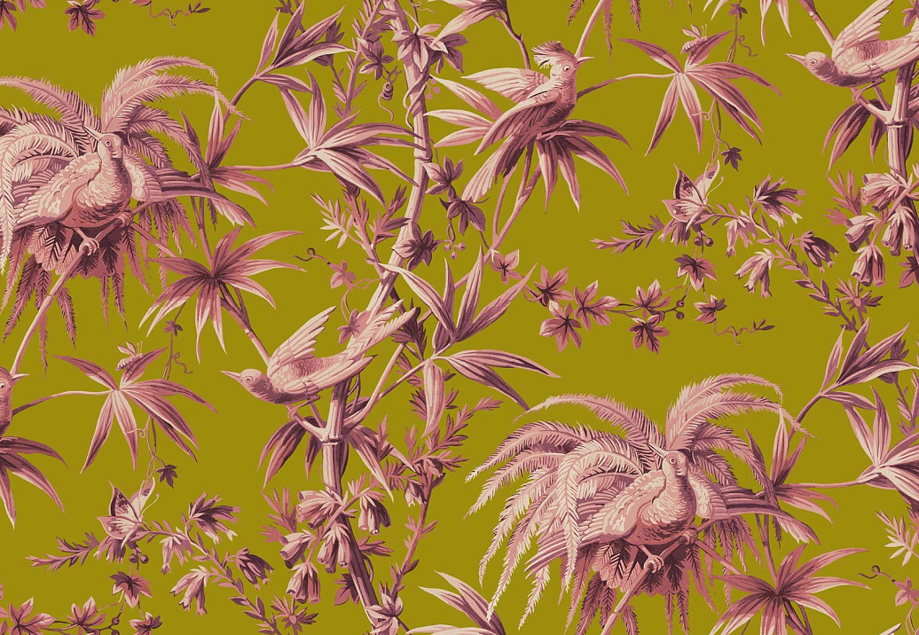 Обои House Of Hackney WII Newness 2018 Aurora/Chartreuse