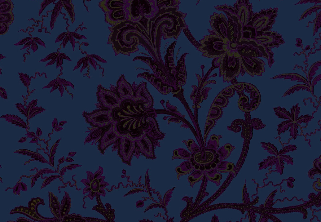 Обои House Of Hackney WII Newness 2018 Indienne/Cobalt