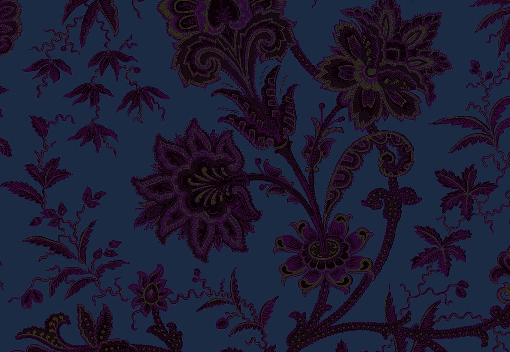 Обои House Of Hackney WII Newness 2018 Indienne/Cobalt