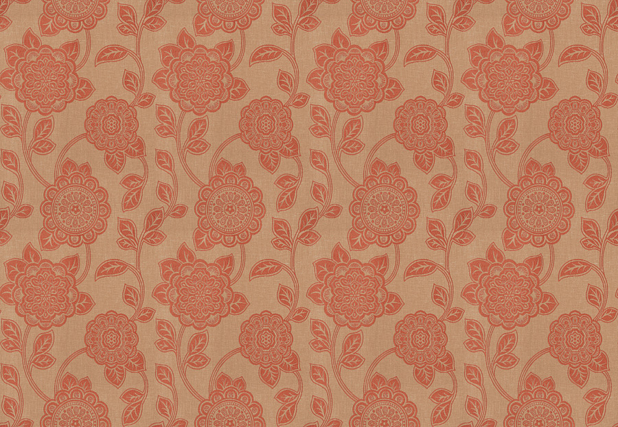 Ткань Fabricut Expressions Vol.V Cayenne Fetra/Coral