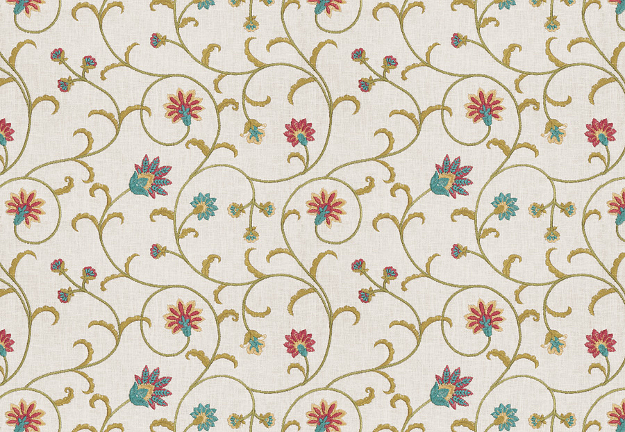 Ткань Fabricut Expressions Vol.V Cayenne Bangus/Carnival