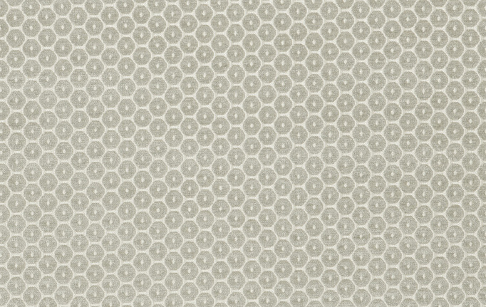 Американская ткань Fabricut, коллекция Modern Nuances Vol.II Oyster, артикул Opera circles/Aluminum