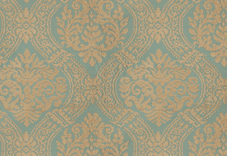 Ткань Stroheim Palace Silk Seaglass Lowry frame/Water tone